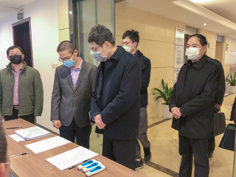 宁波市政协党组书记徐宇宁深入赛尔集团调研