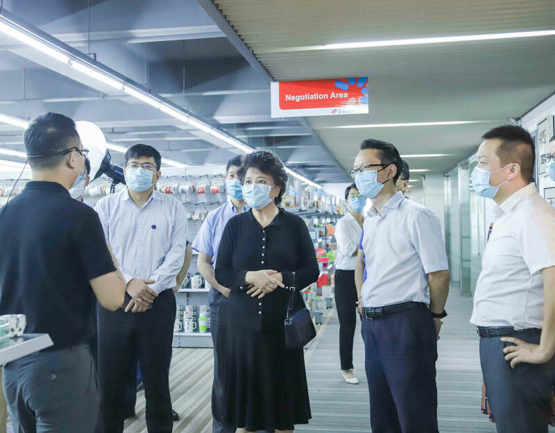 全国政协常委裘援平来赛尔集团调研